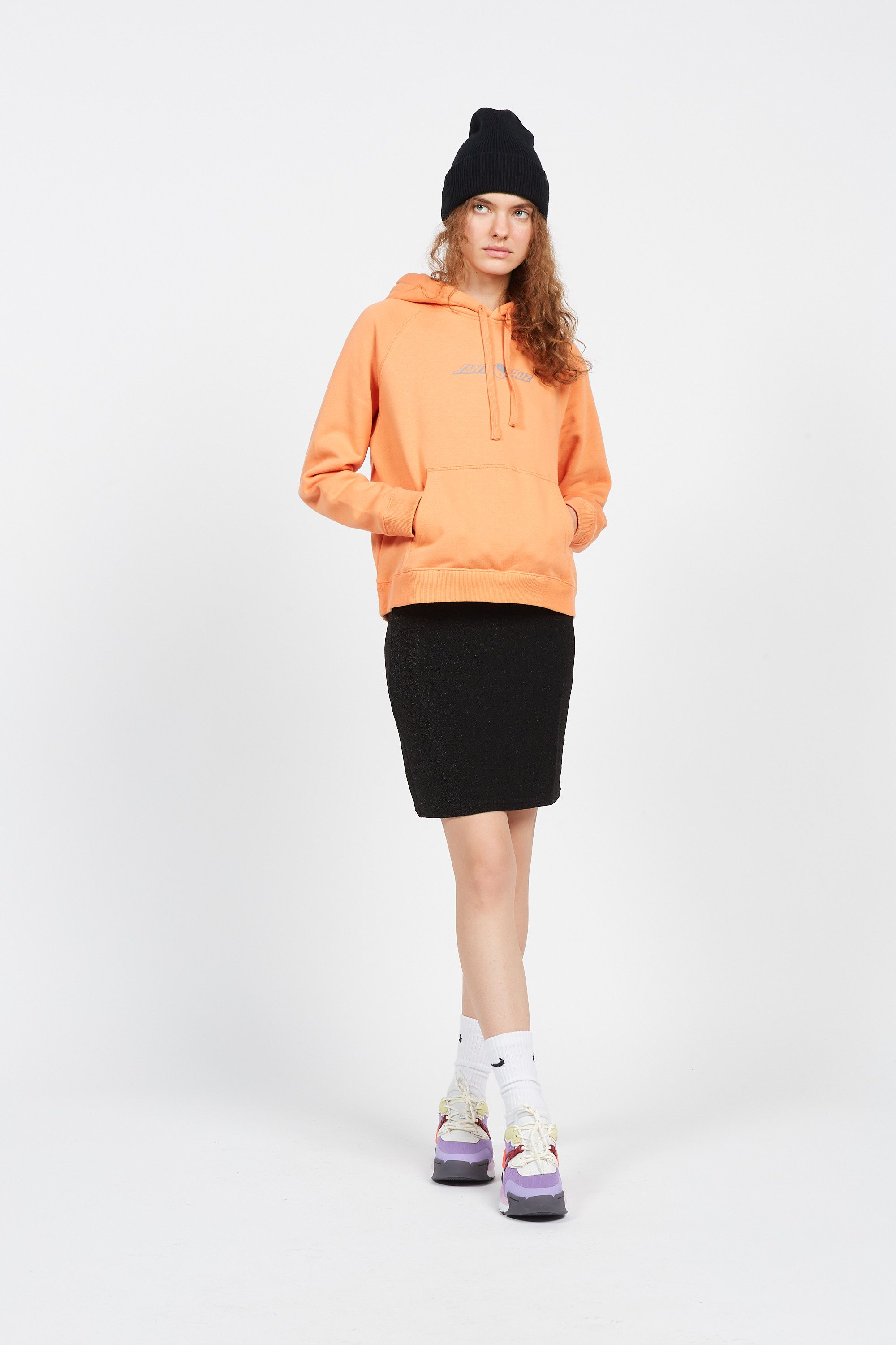 SANTA CRUZ Hoodie Yin Yang Strip Orange