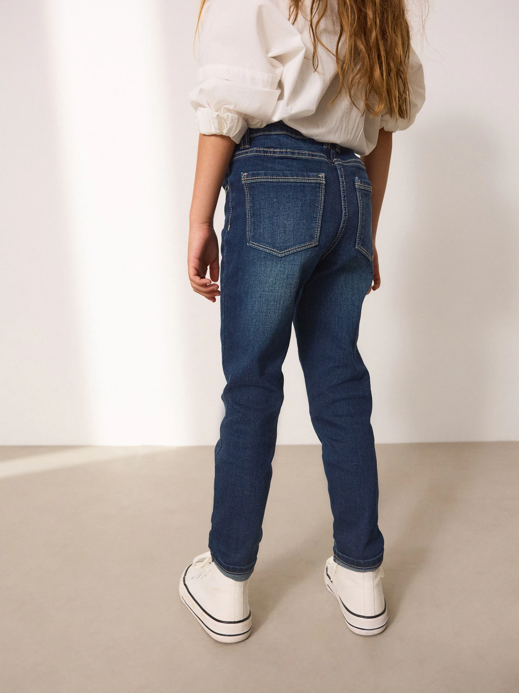 Donker gewassen denim - Skinny jeans (3-16 jr)