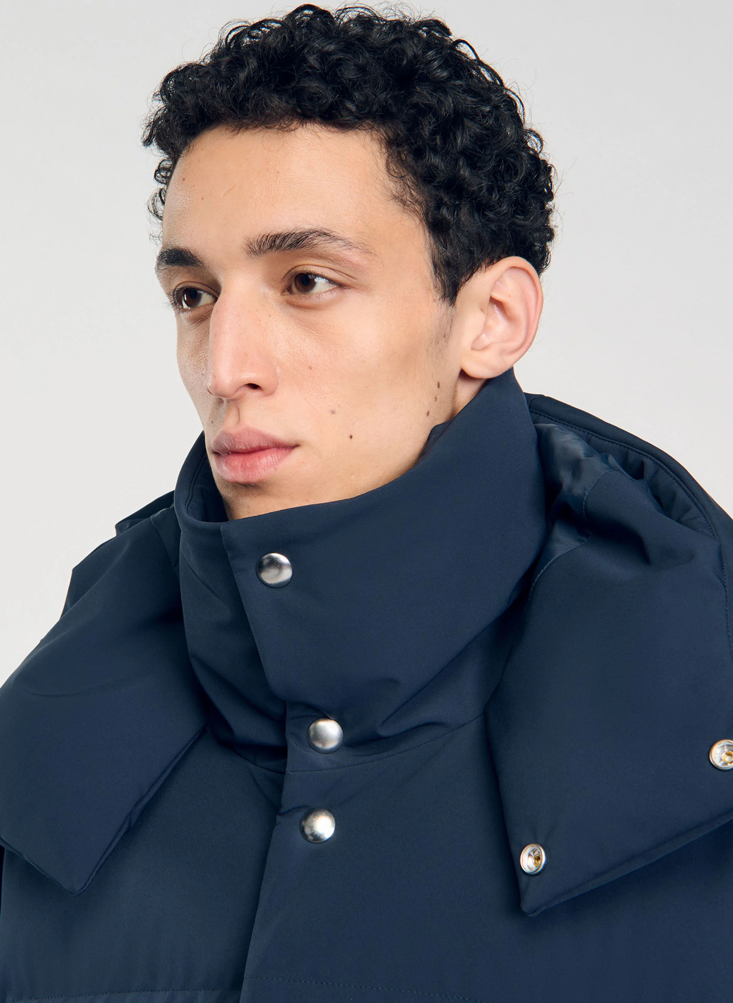 Doudoune à capuche | Bleu