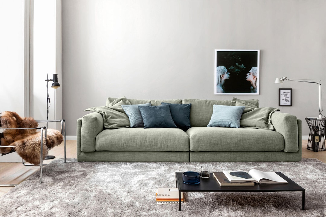 Ole Gunderson Bigsofa LASSE mintgrün