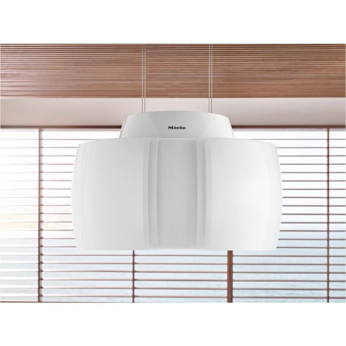 Miele Insel-Dunstabzugshaube DA 7378 D Aura4.0 Ambient Brilliantweiß