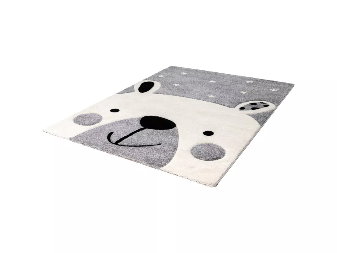 Tapis australie enfant argent leonora - 80 x 150 cm