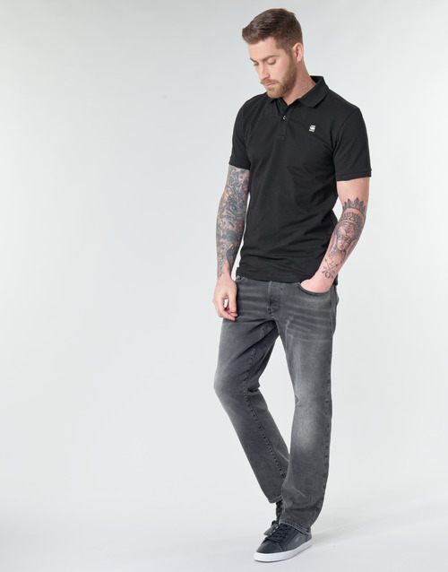 G-Star Raw - DUNDA SLIM POLO SS - Noir