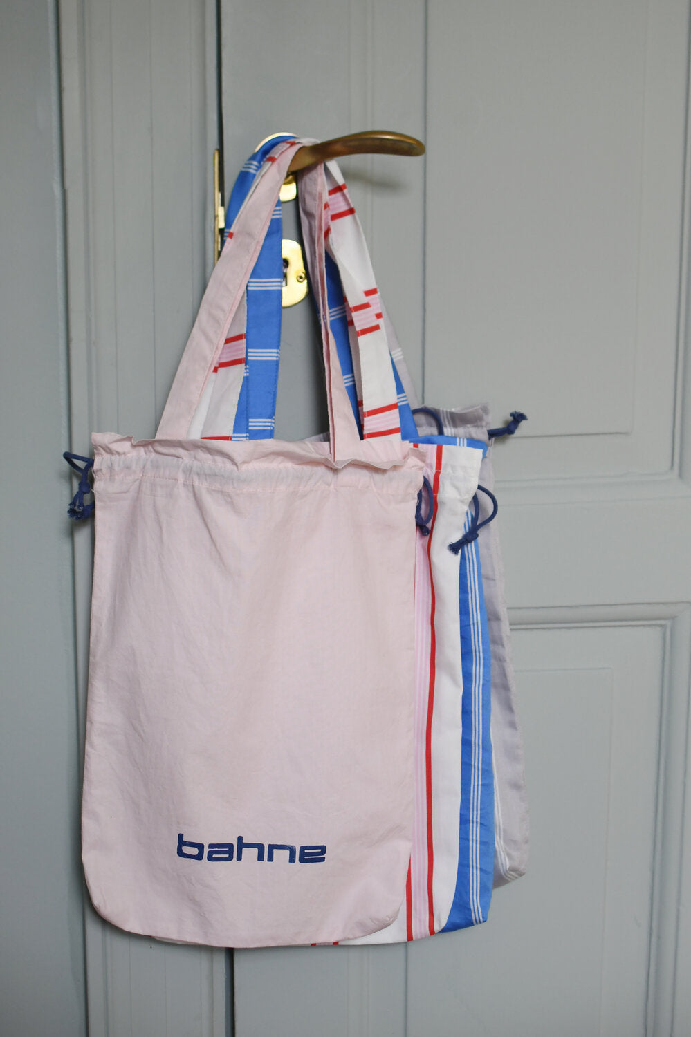 Bahne Interior  Pin Stripe Double sengesæt - rød/rosa