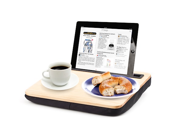 iBed Lap Desk Wood Kikkerland