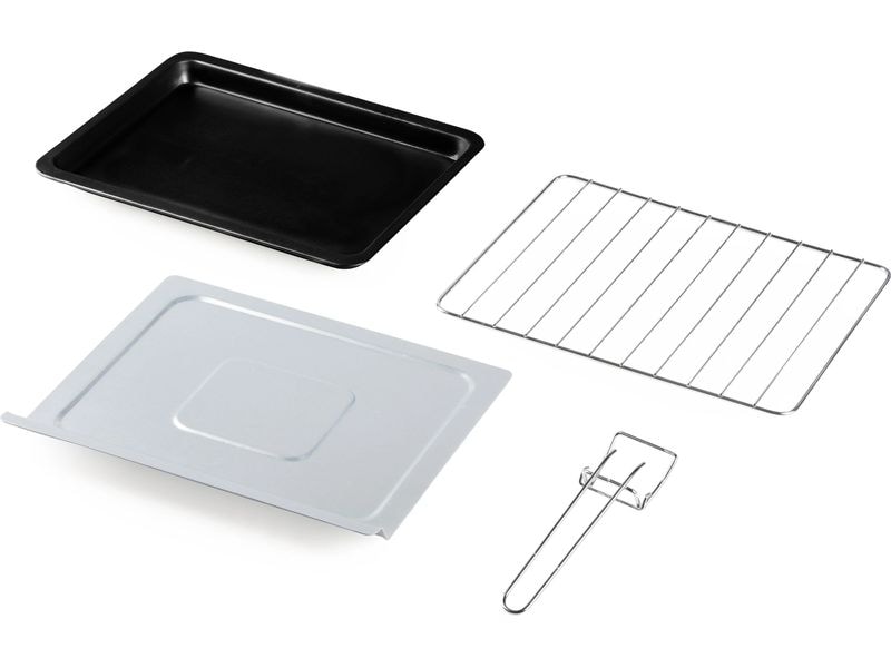 Domo Backofen DO807GO 20 l, Schwarz Kleinbackofen mit hochwertigem Wärmeelement für gleichmässige Ergebnisse