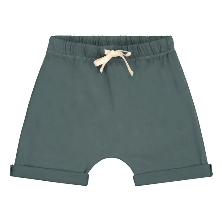 Gray Label Short Coton Bio | Bleu gris