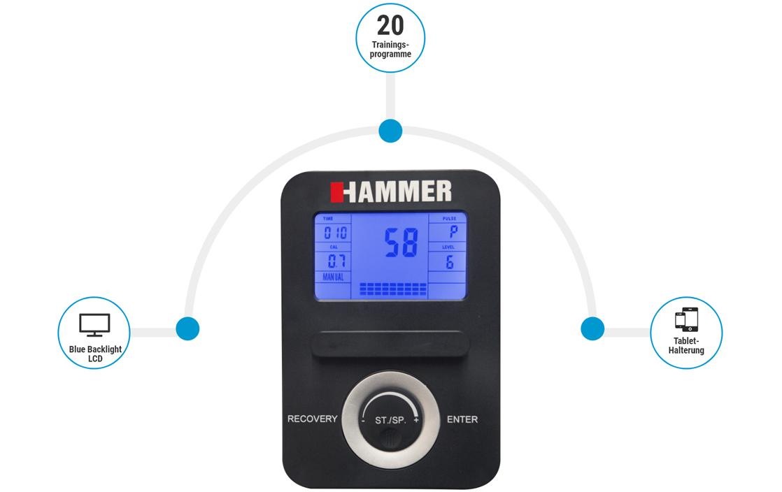 Hammer Rudergerät »Pro Force II«