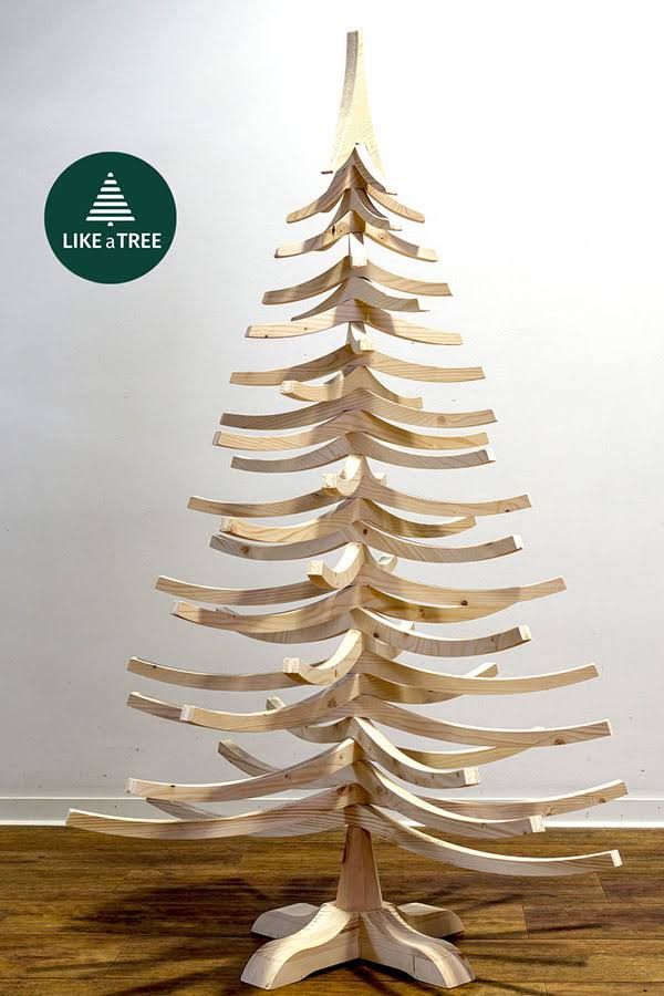 Holz Weihnachtsbaum - Swing Like a Tree, L