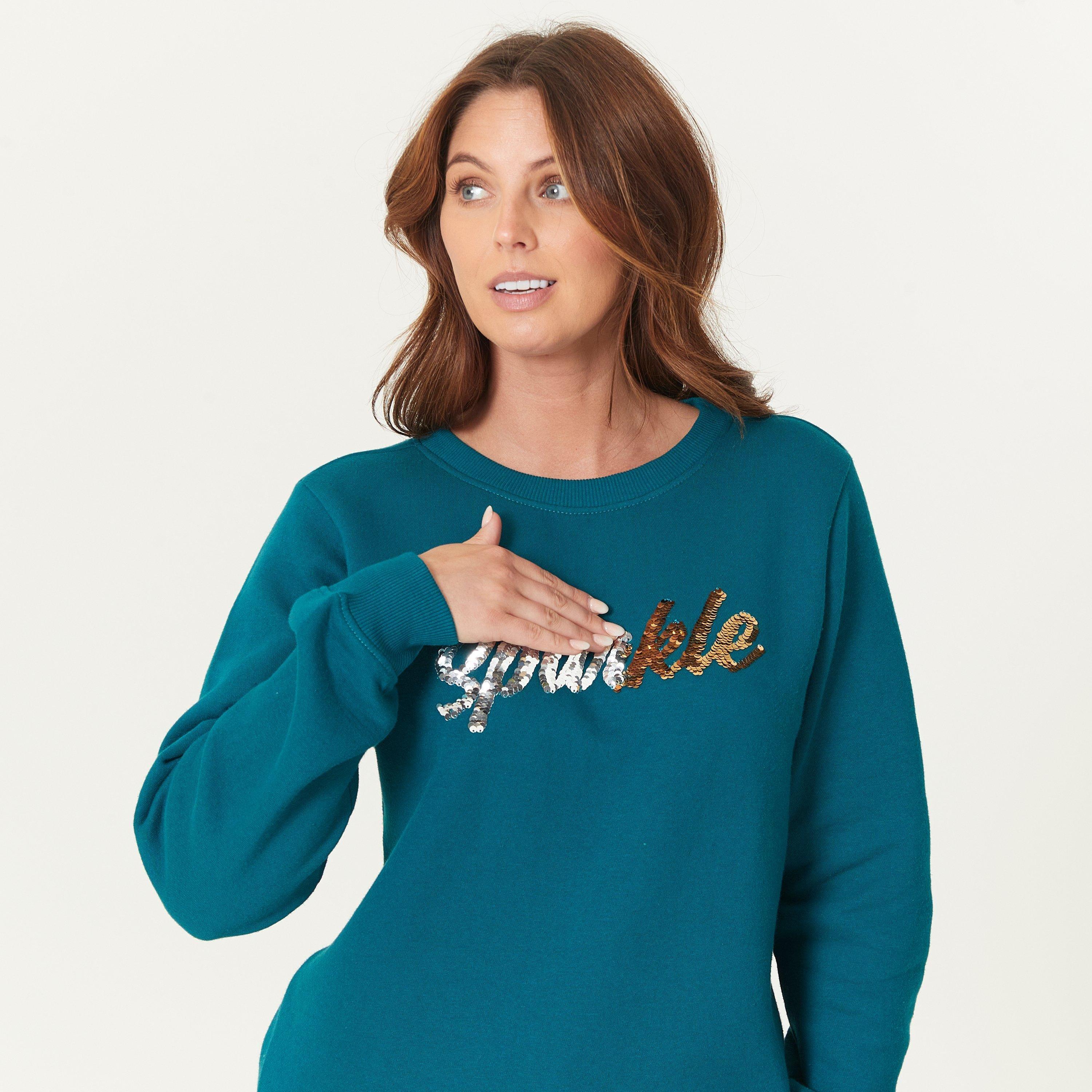 Be You Be You Sequin Sweat