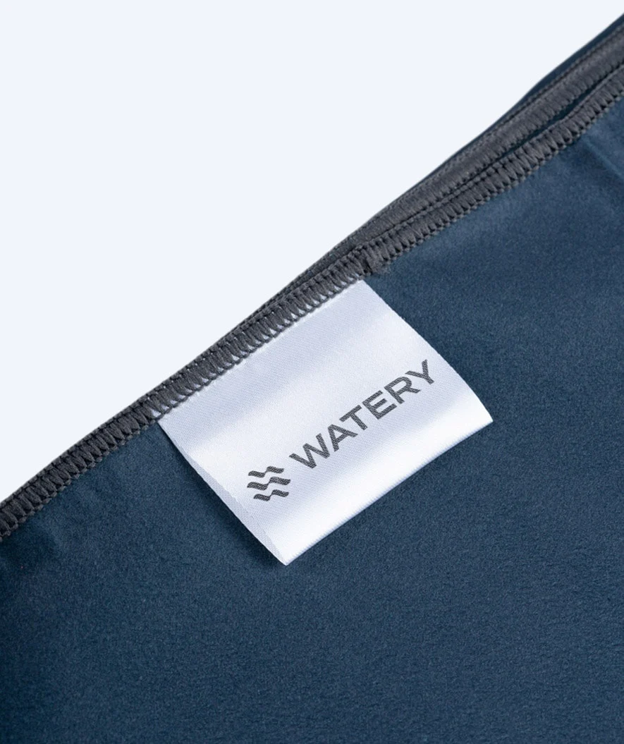 Watery microfiber håndklæde (160 x 80 cm) - Eco Nebraska - Mørkeblå