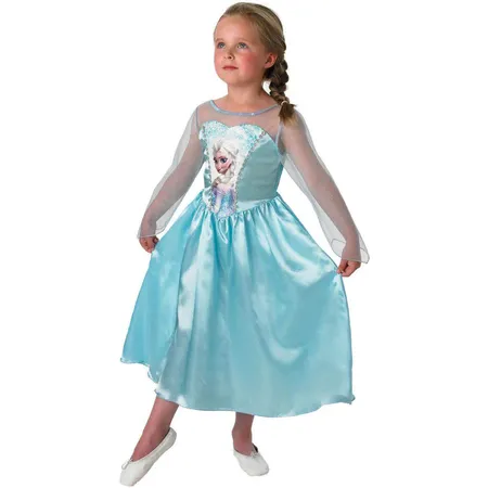 Rubies Kostüm FROZEN Elsa Classic, Größe L, 7-8 Jahre