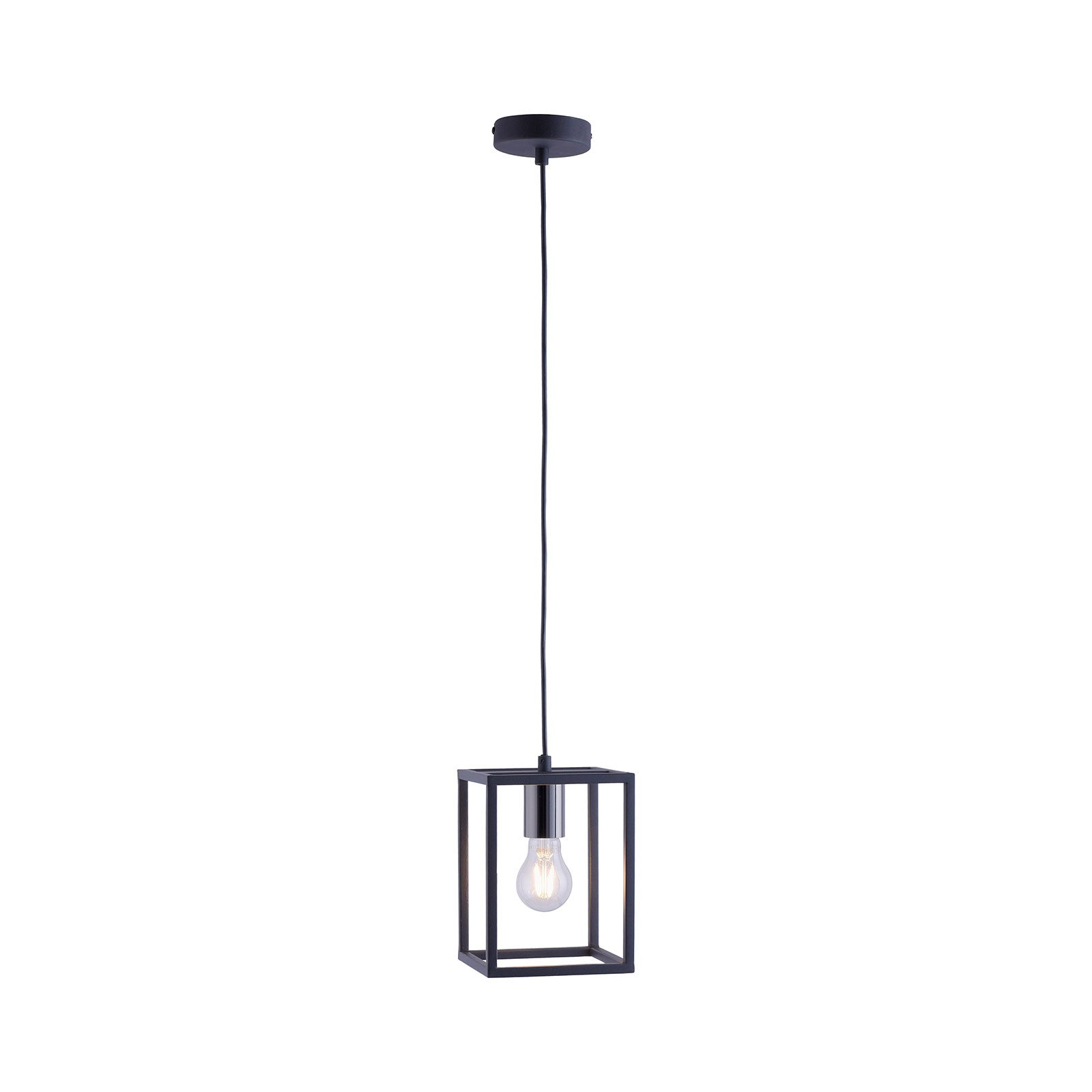 Pendelleuchte - schwarz - 120 cm