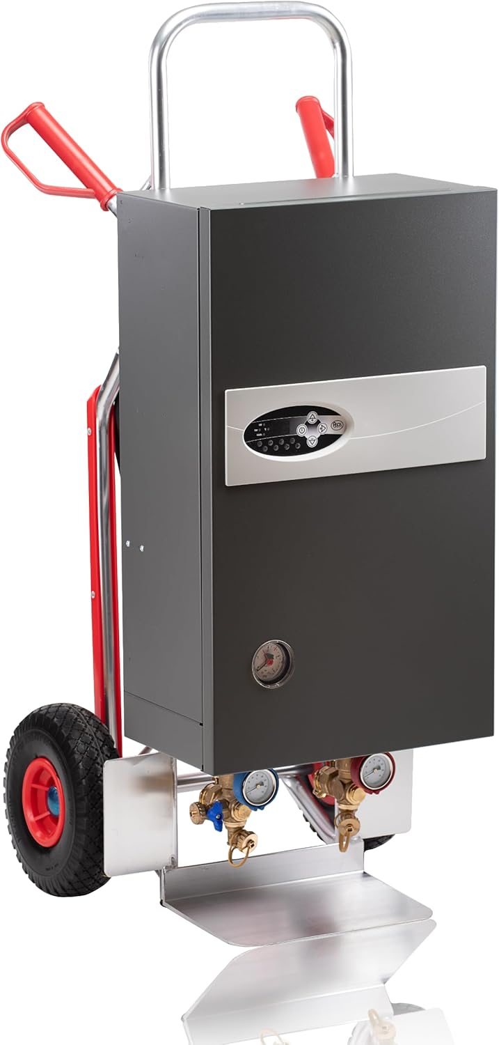 21e Classic Mobile Heizzentrale – Elektrische Bauheizung/Notheizung mit Leichtbauweise und Vollautomatischer Leistungsanpassung – 21 kW & 10,5 kW (Classic)