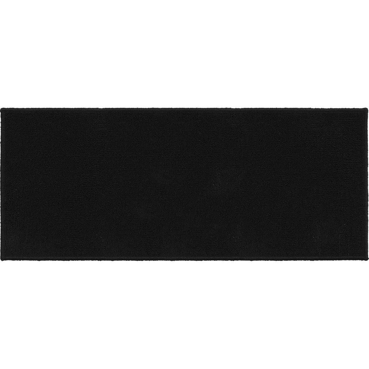 TAPIS ANNA 50X120CM NOIR