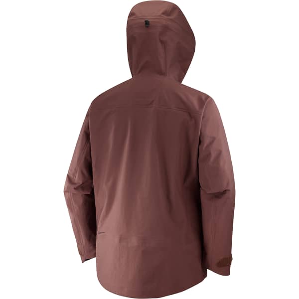 Veste de ski SALOMON ABSOLUTE 3L JKT RUM RAISIN