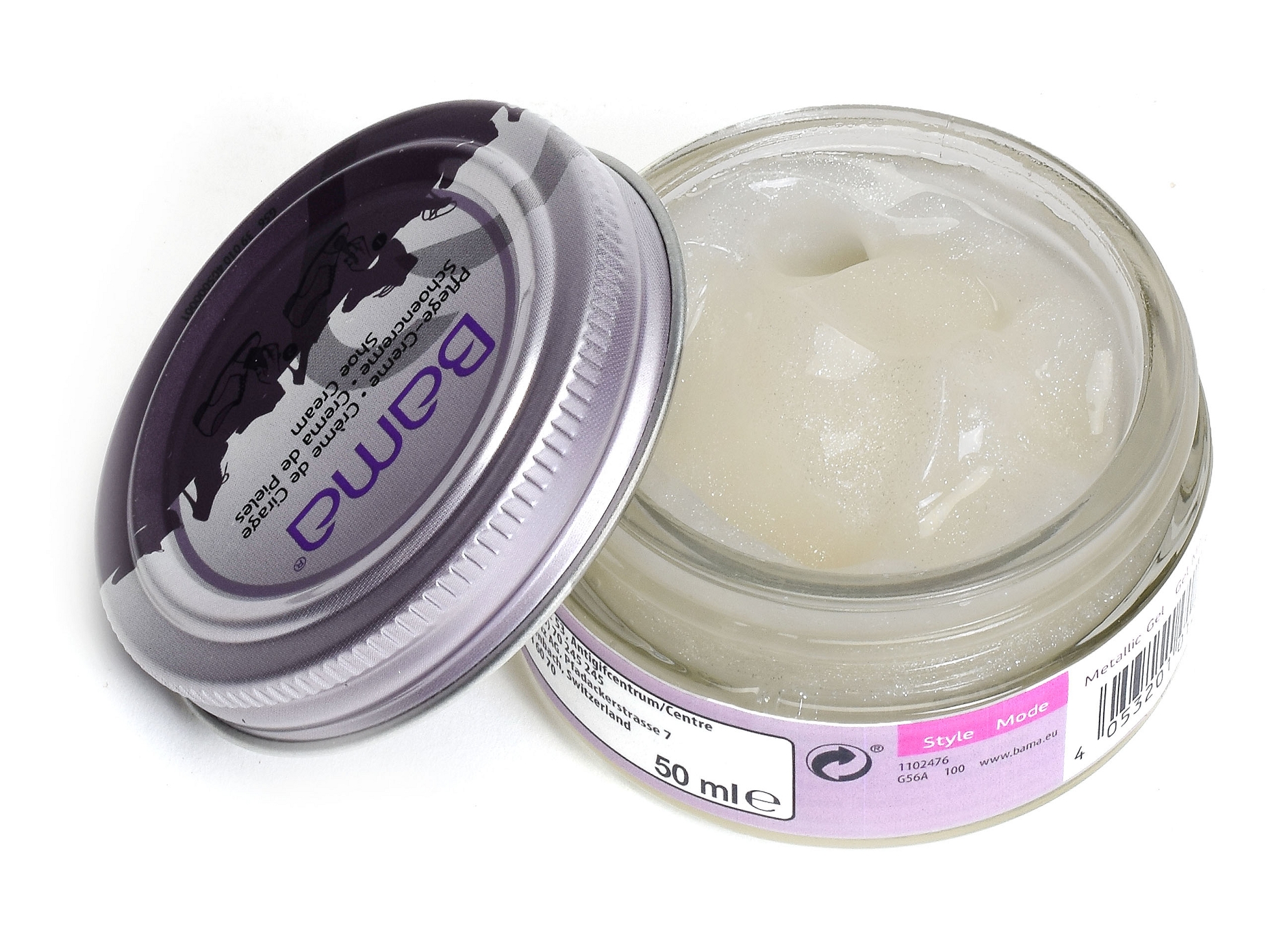 Creme de cirage blanc argent
