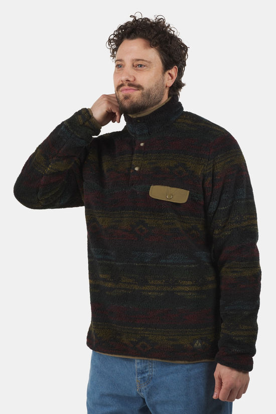 Ayacucho Ayacucho Chalten Printed Snap Button Fleecevest