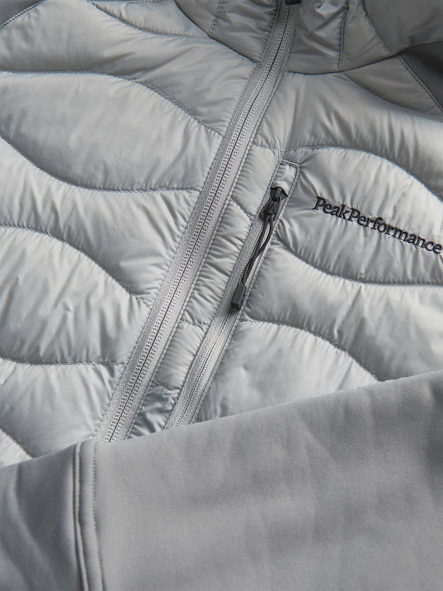 W Helium Down Hybrid Hood J