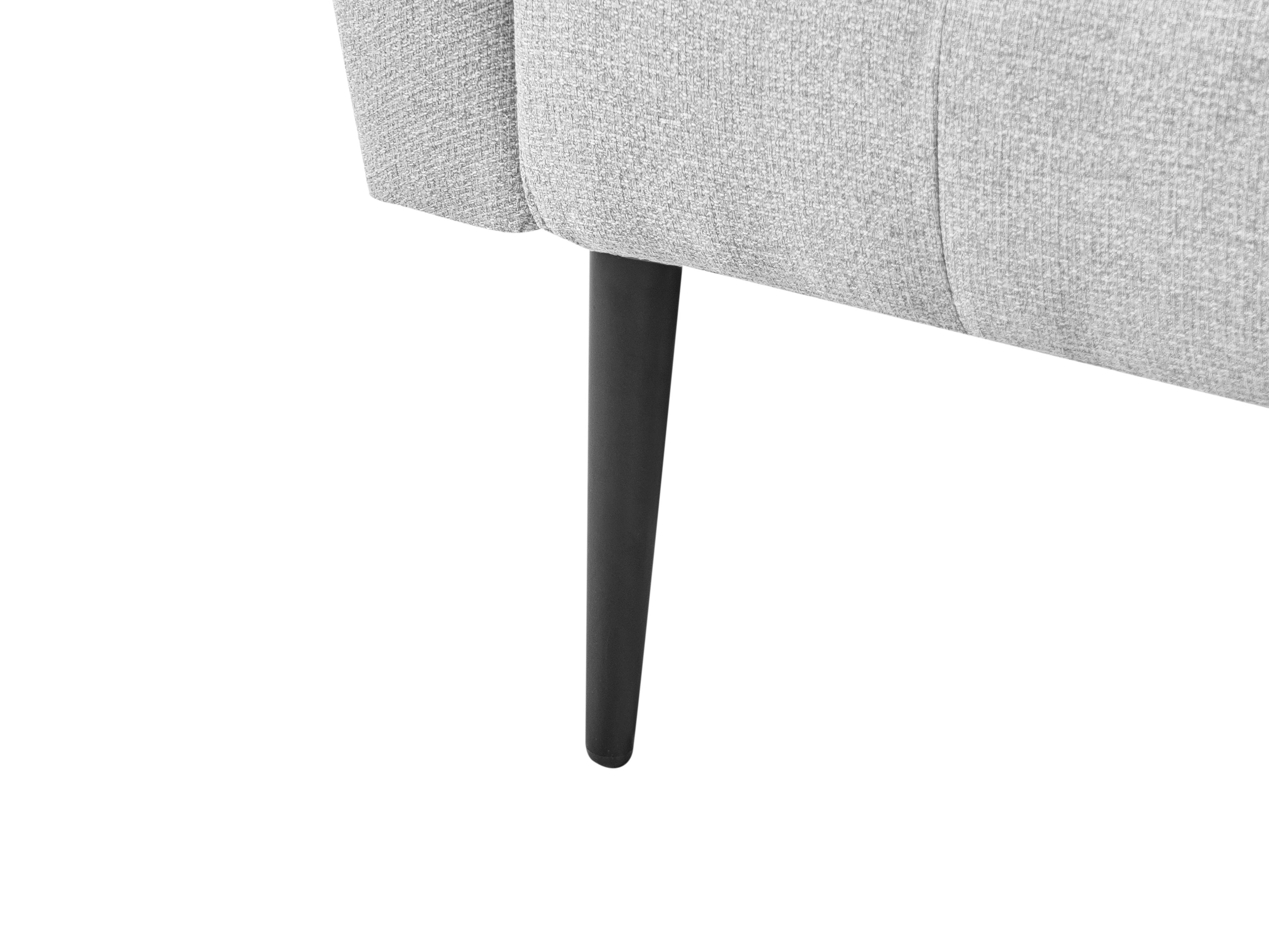 Chaise longue NANTILLY Stof Lichtgrijs