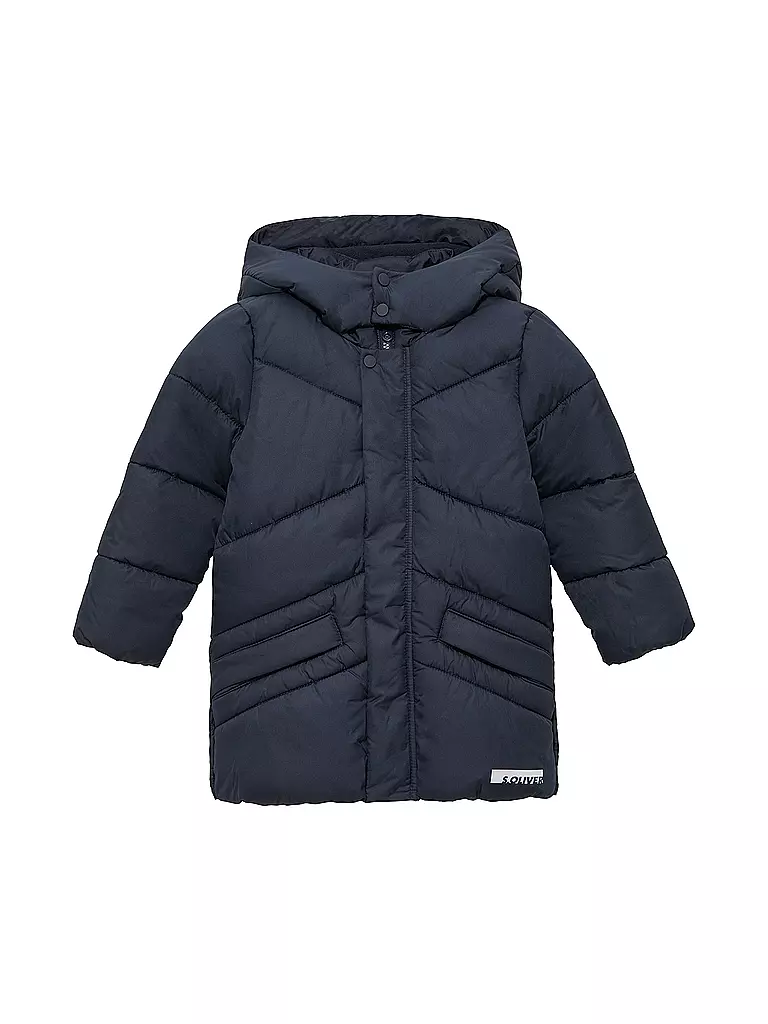 S.OLIVER Jungen Parka  dunkelblau