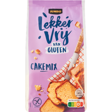Jumbo Lekker Vrij van Gluten Cakemix 450 g