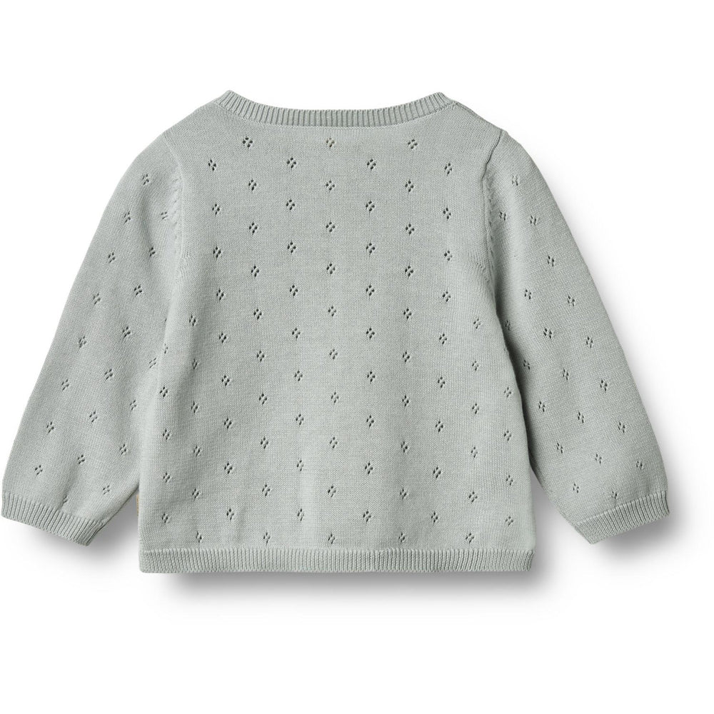 Køb Wheat Soft Blue Strik Cardigan Maia