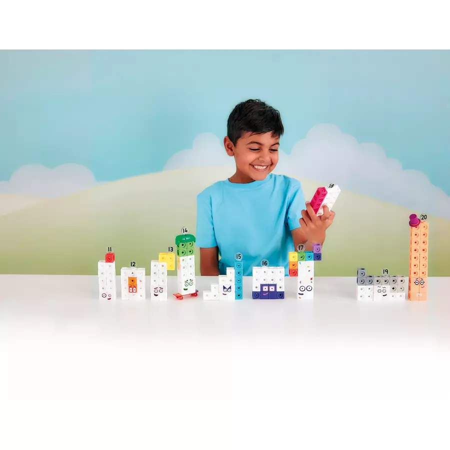 Learning Resources® Mathlink® Cubes Numberblocks 11-20 Activity Set