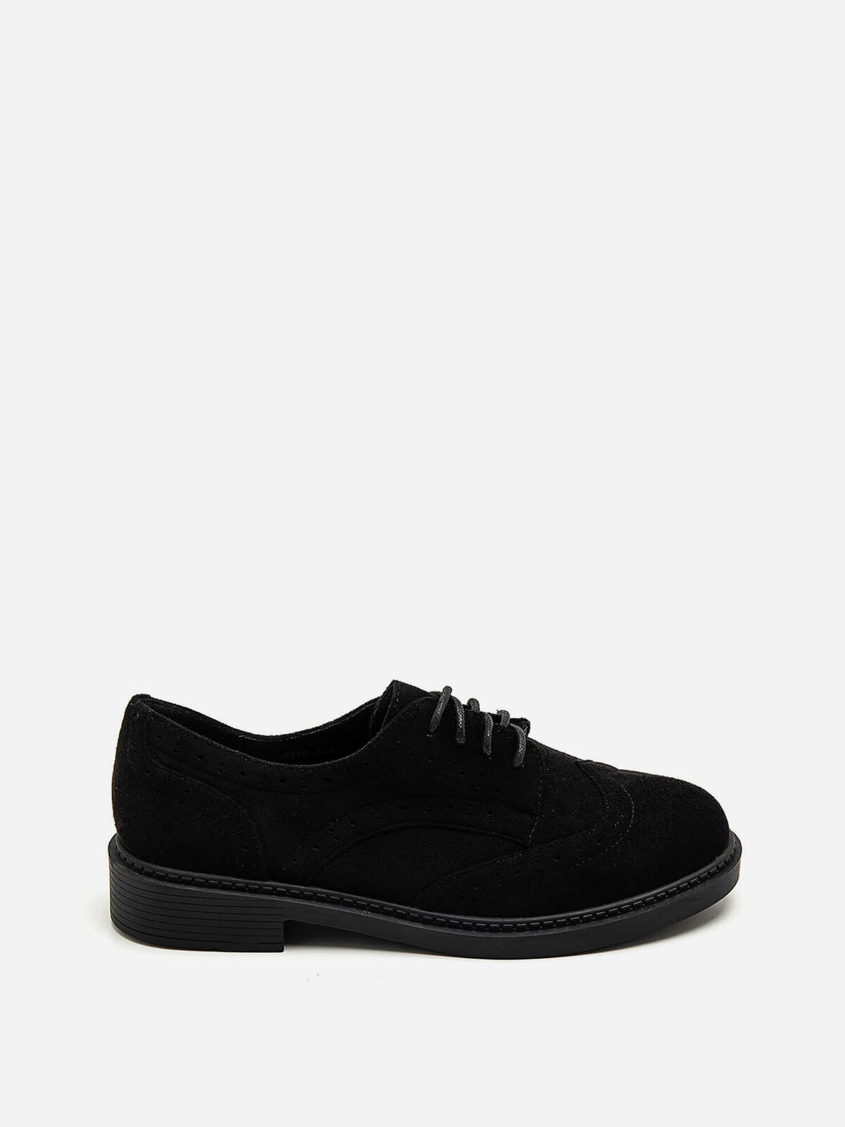Derbies à détails ajourés- Noir