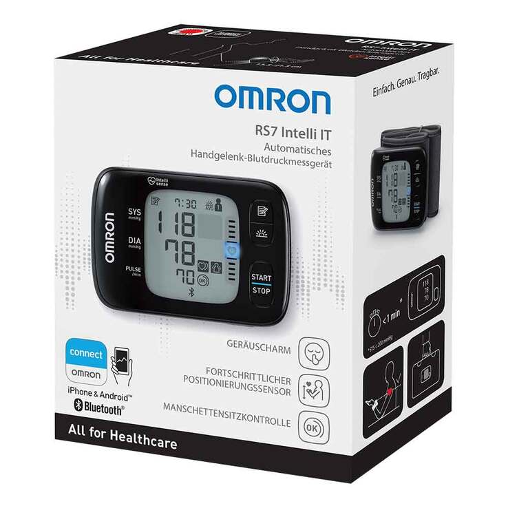 Omron RS7 Intelli IT Handgelenk Blutdruckmessgerät, 1 St