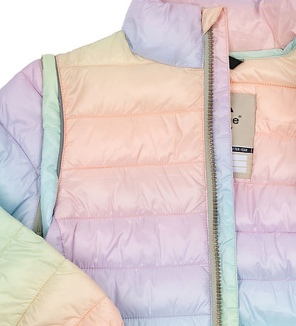 Mikk-Line Steppjacke/Weste - 2-I-1 - Bunt