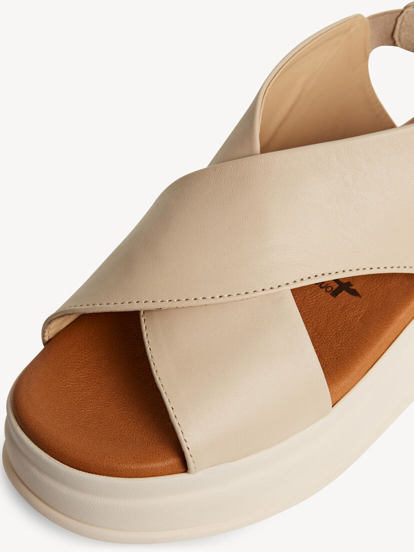 Leren Sandaaltje - beige