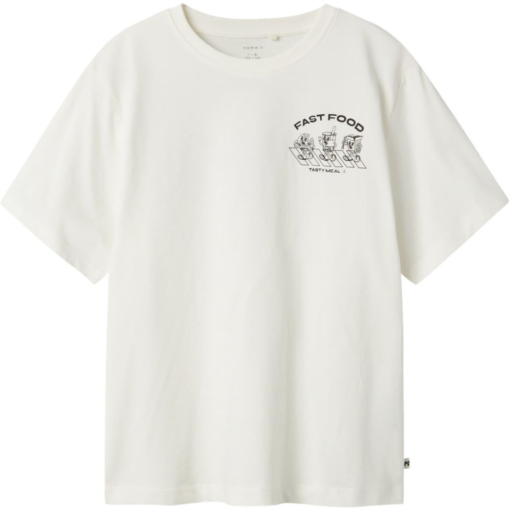 Køb Name It Cloud Dancer Tobobbi Regular T-Shirt