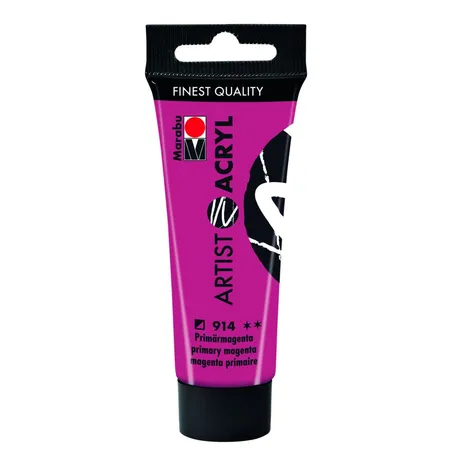 Marabu Artist Acryl, Primärmagenta 914, 22 ml