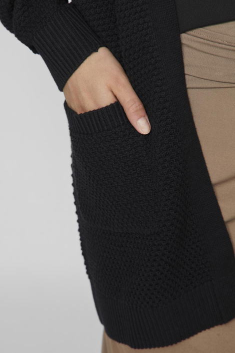 Vila zwarte dames vest