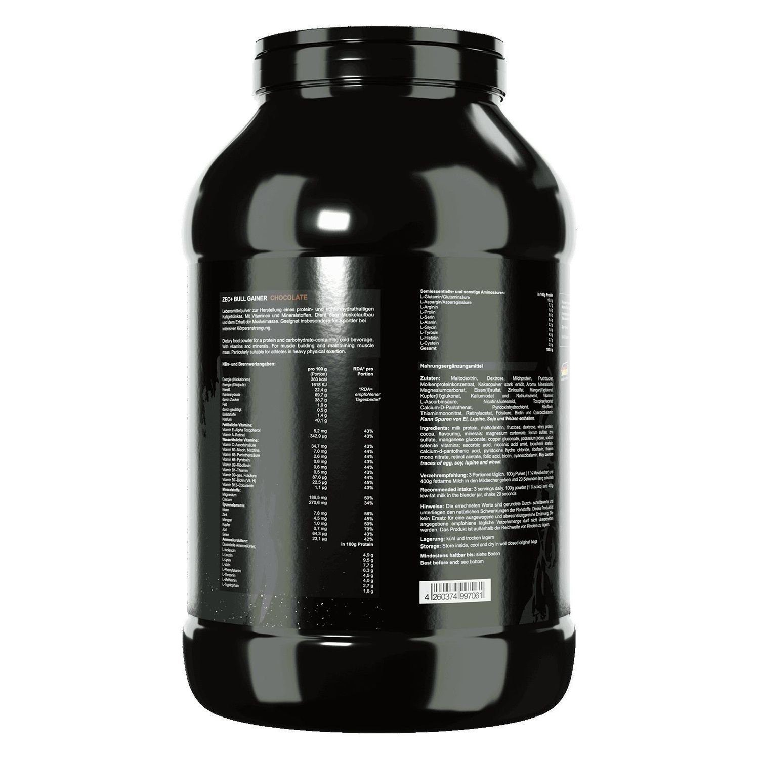 ZEC+ BULLGAINER Protein/ Eiweiß Schoko