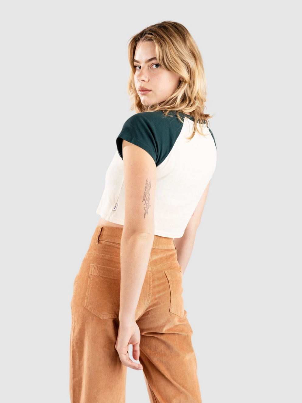 RVCA Raglan Half Baby T-Shirt ponderosa pine
