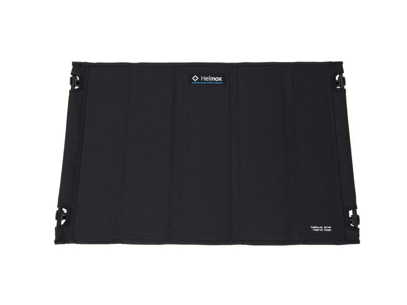 HELINOX Campingtisch One Hard Top Black/Cyan Blue, Large Leichter, zusammenfaltbarer Campingtisch