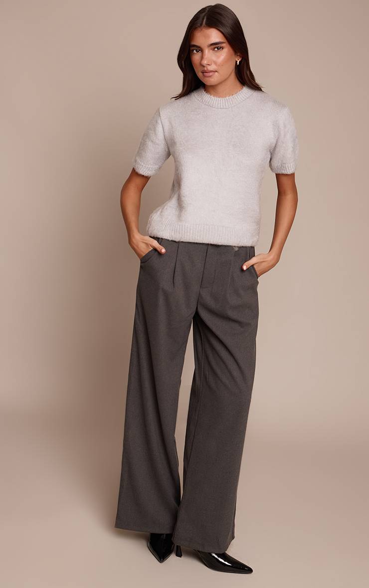 Gris T-shirt Brossé