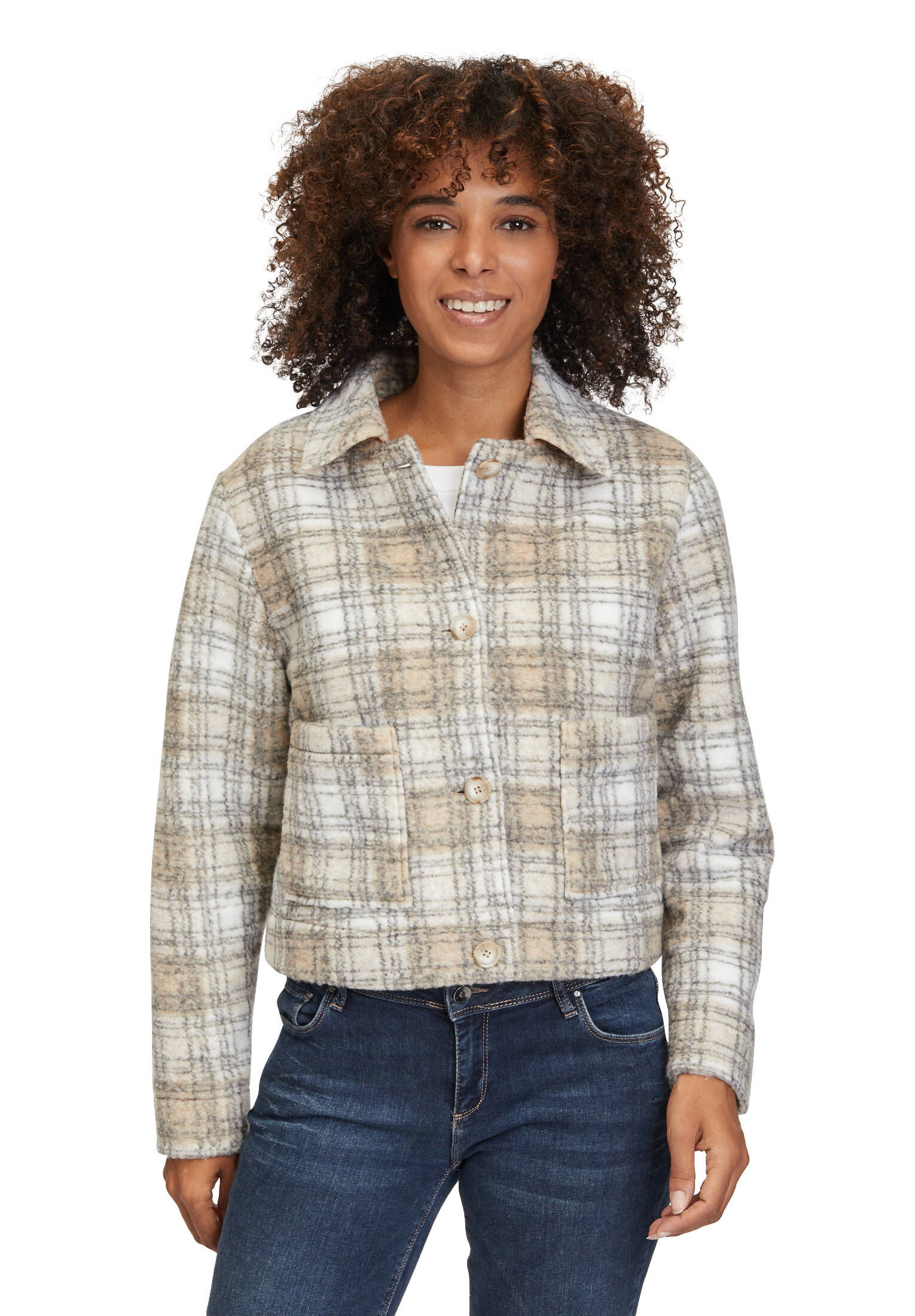 Betty & Co| Damen Jacke im Boxy Fit