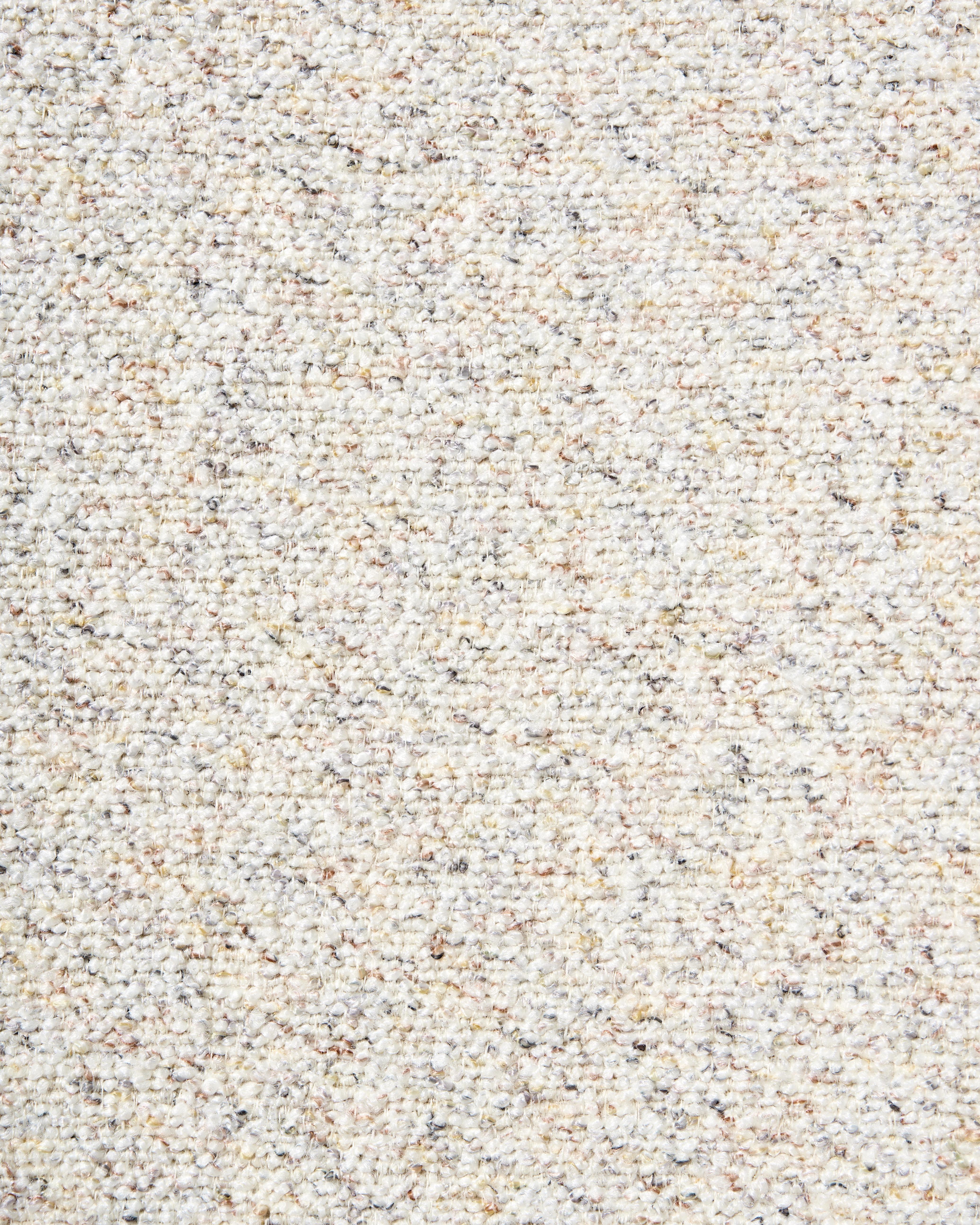 Set van 2 eetkamerstoelen ZANA Bouclé Lichtbeige