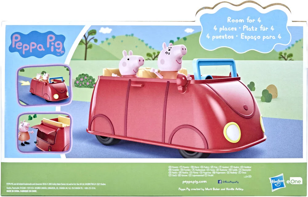 PEPPA PIG - LA VOITURE FAMILIALE ROUGE