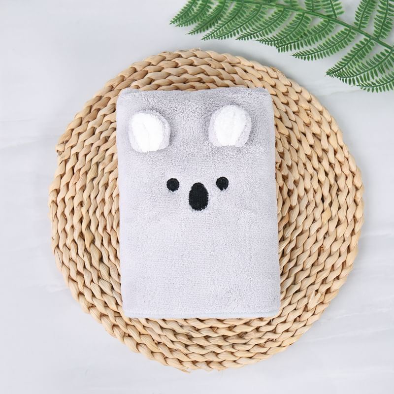 Porcini - Cartoon Coral Fleece Haarhanddoek (Diverse Ontwerpen)