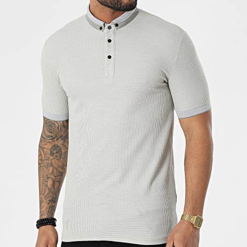 Polo A Manches Courtes 1070 Gris