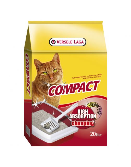 Versele-Laga Compact Klontvormend Bentonite - Kattenbakvulling - 20 l 20 kg
