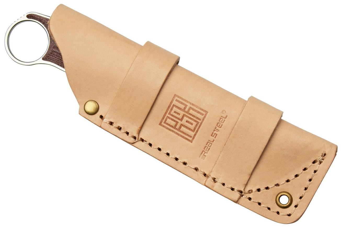 Real Steel Furrier Skinner Red Micarta 3611RM vaststaand mes, Ivan Braginets design
