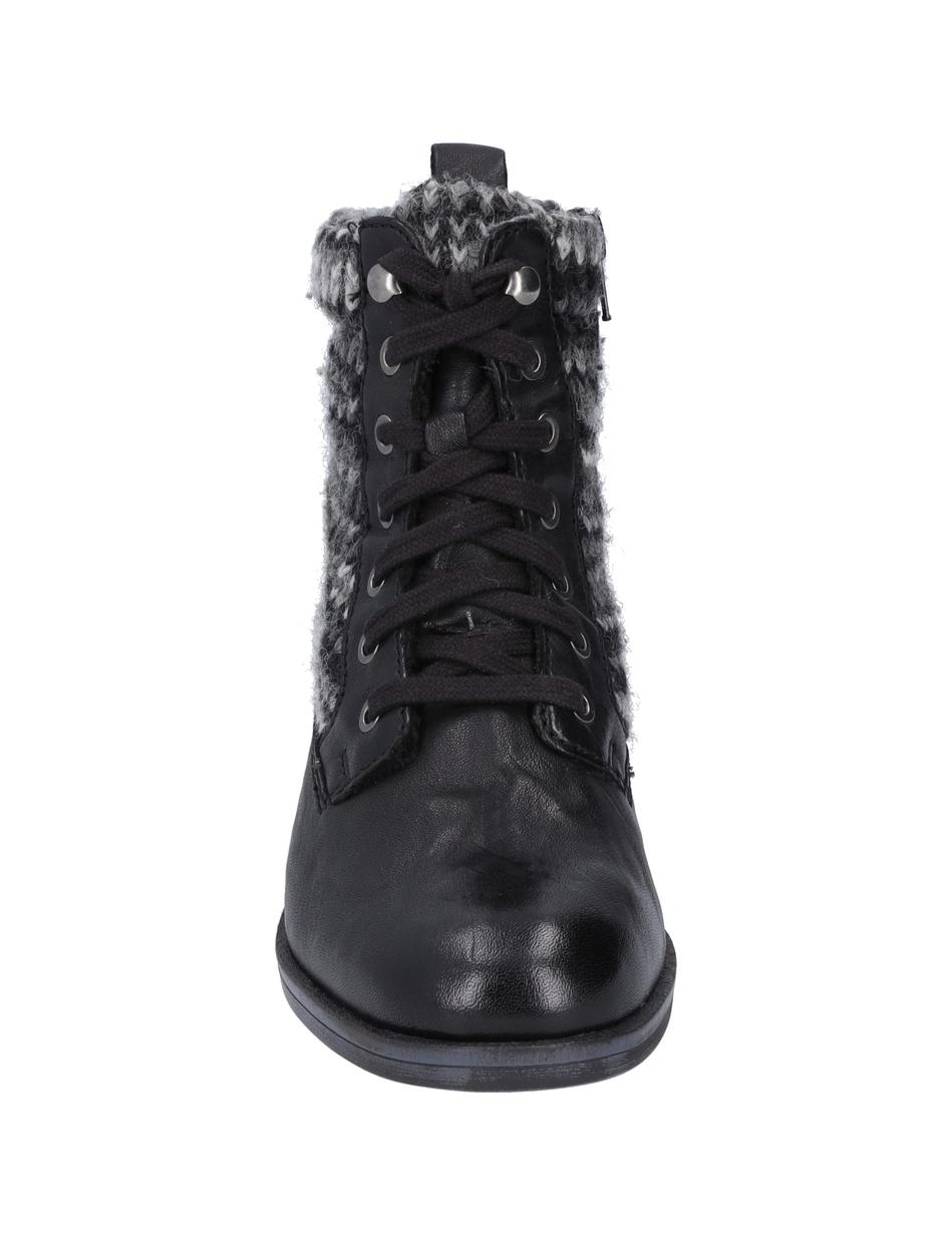 Stiefelette Sanja 17, schwarz-kombi