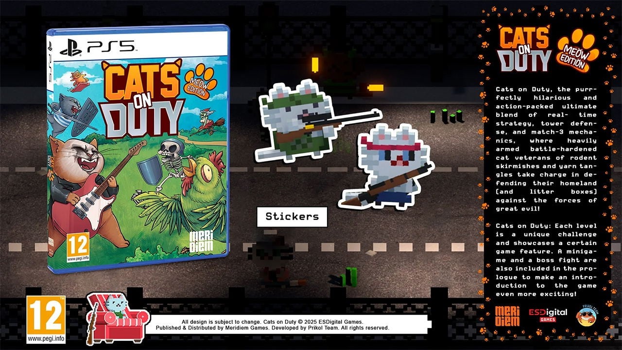 Cats on Duty (Meow Edition)- PlayStation 5