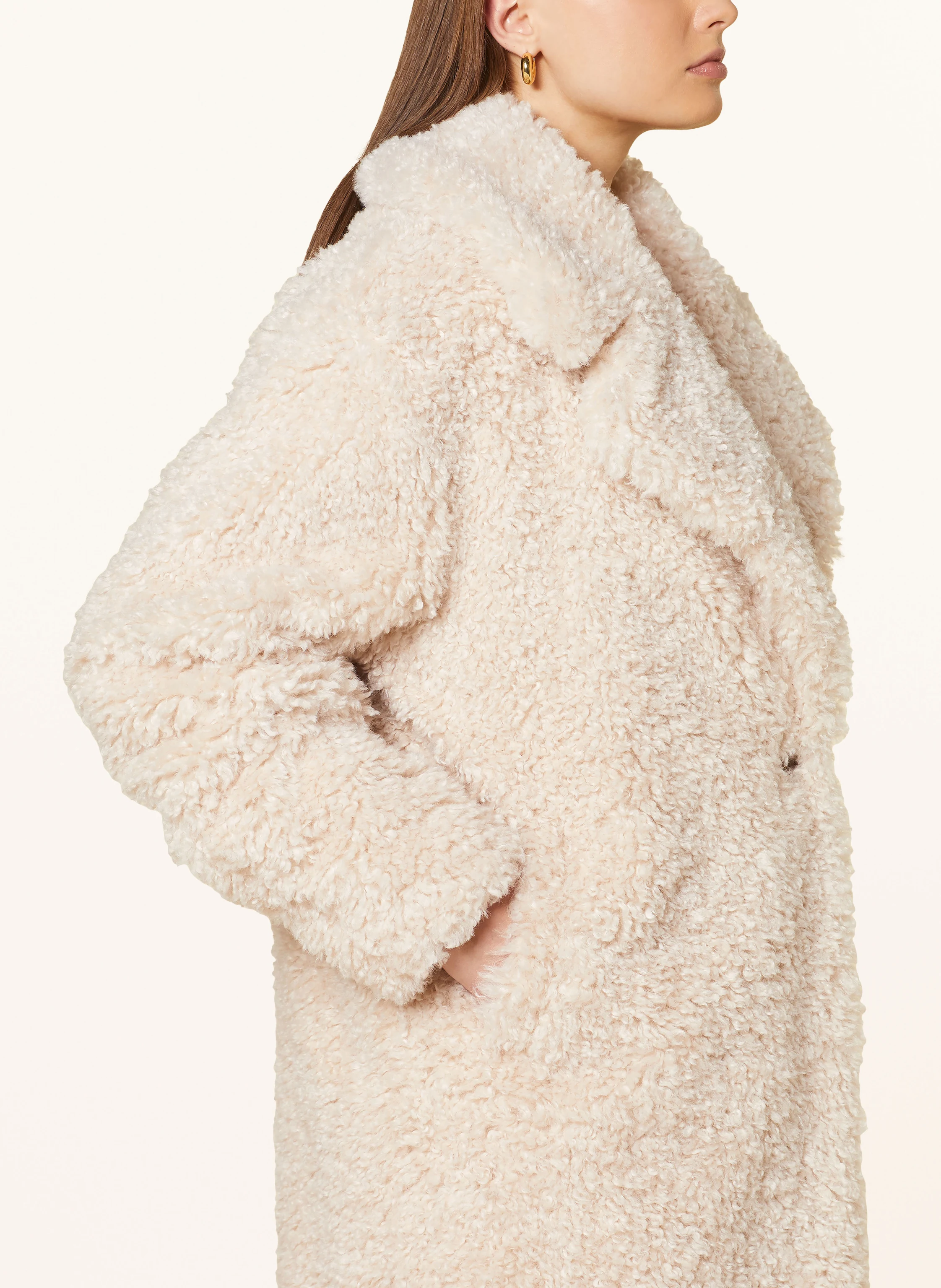 RIANI Teddyfell-Mantel