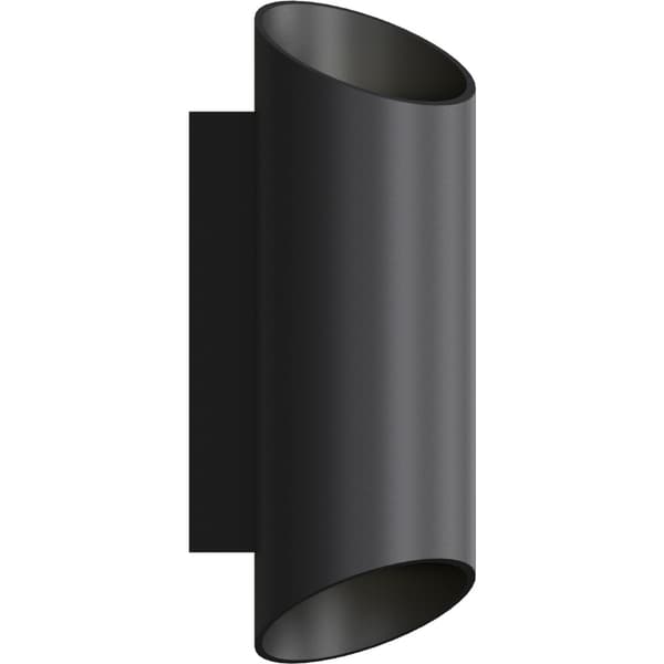 Namron Arya round vegglampe dobbel GU10 sort